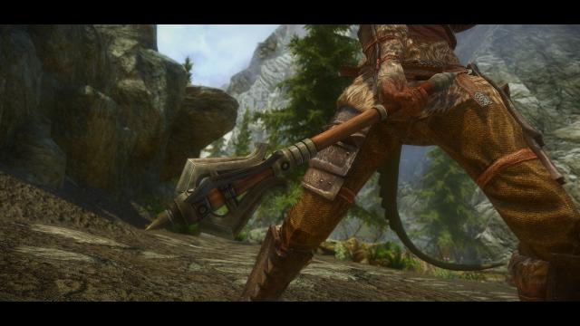 Проста сталева зброя / Simple Steel Weapons SE для Skyrim SE-AE