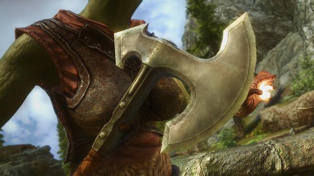 Проста сталева зброя / Simple Steel Weapons SE для Skyrim SE-AE