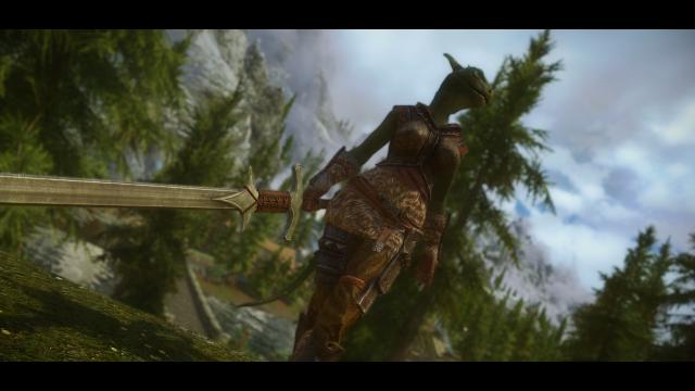 Проста сталева зброя / Simple Steel Weapons SE для Skyrim SE-AE