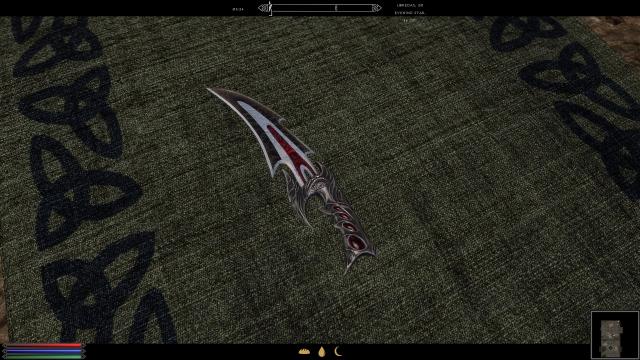 Daedric Dagger from Morrowind for Skyrim SE-AE