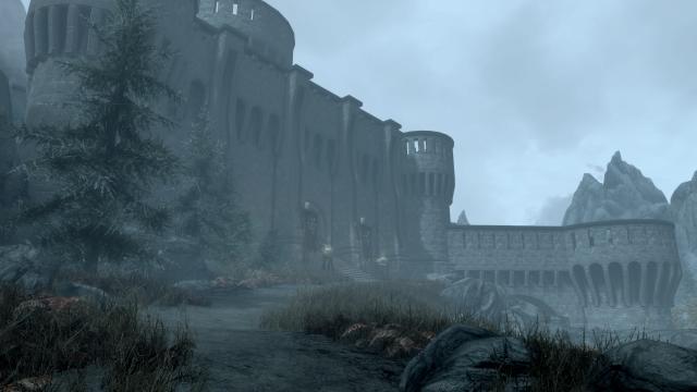 Форт Стражі Світанку HD / Remiros' Fort Dawnguard HD для Skyrim SE-AE