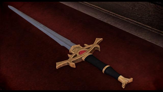 Neverwinter Sword - Меч Арібет для Skyrim SE-AE