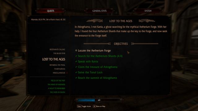 Dear Diary Dark Mode - SkyUI Menus Replacer SE