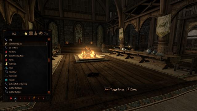 Темный интерфейс / Dear Diary Dark Mode - SkyUI Menus Replacer SE для Skyrim SE-AE
