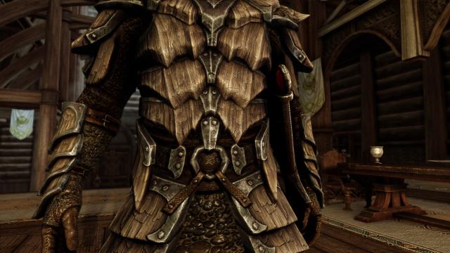 8к дракона та даедрична броня / 8K Upscaled Dragon and Daedric Armors для Skyrim SE-AE