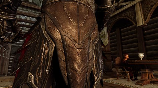 8к дракона та даедрична броня / 8K Upscaled Dragon and Daedric Armors для Skyrim SE-AE