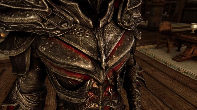 8к дракона та даедрична броня / 8K Upscaled Dragon and Daedric Armors для Skyrim SE-AE