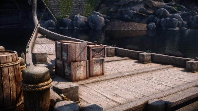 HD Кораблі та човни / Boats and Ships для Skyrim SE-AE