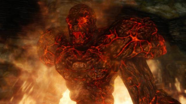 Fire Golem- Mihail Monsters and Animals (MIHAIL SSE PORT)
