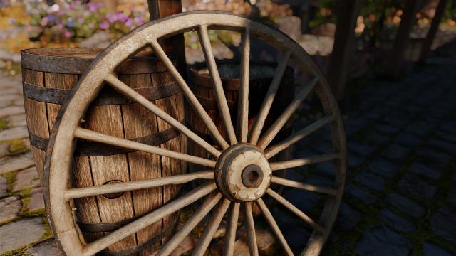 AGONY 4K WAGON WHEEL - 248 for Skyrim SE-AE