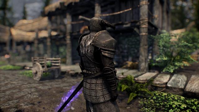 Сет мертвого лицаря / Death knight - Armor для Skyrim SE-AE