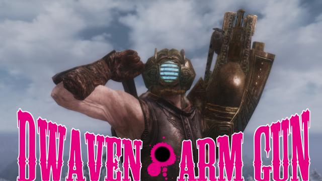 Двемерська ручна гармата / Dwaven Arm Gun для Skyrim SE-AE