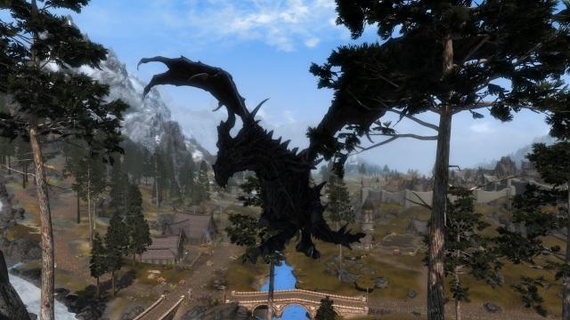 Новый Алдуин / Cunny's Alduin для Skyrim SE-AE