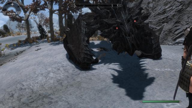 Новый Алдуин / Cunny's Alduin для Skyrim SE-AE