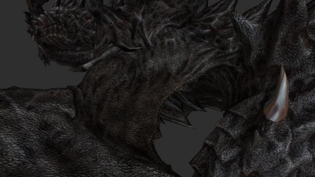 Новый Алдуин / Cunny's Alduin для Skyrim SE-AE