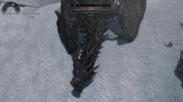 Новый Алдуин / Cunny's Alduin для Skyrim SE-AE