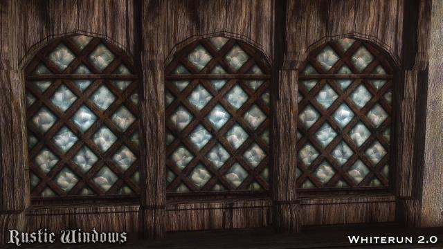 Переробка вікон / RUSTIC WINDOWS - Special Edition для Skyrim SE-AE