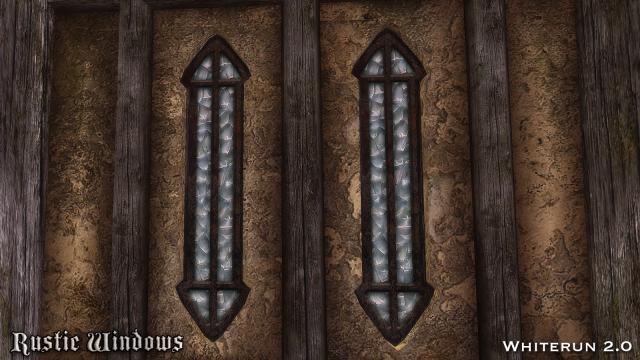 Переробка вікон / RUSTIC WINDOWS - Special Edition для Skyrim SE-AE