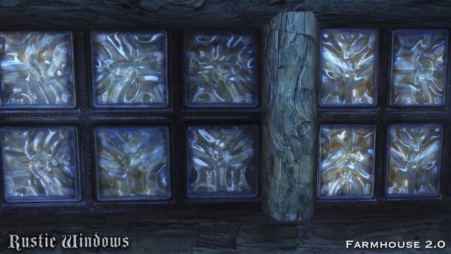 Переробка вікон / RUSTIC WINDOWS - Special Edition для Skyrim SE-AE