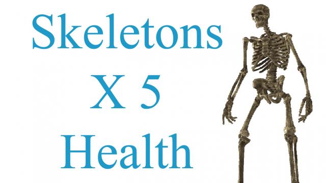 5x здоров'я скелетів / Skeletons Health X 5