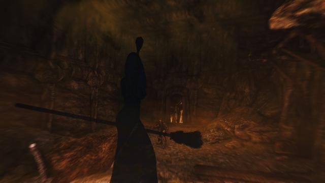 Witches Broomstick Staff - A Halloween Mod for Skyrim SE-AE