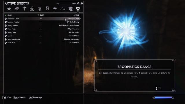 Witches Broomstick Staff - A Halloween Mod for Skyrim SE-AE