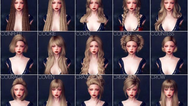 KS Hairdos SSE для Skyrim SE-AE