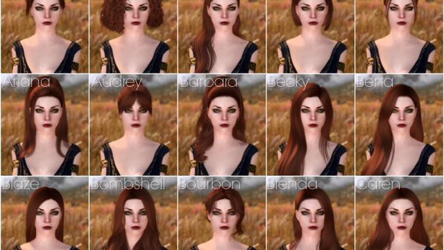 KS Hairdos SSE для Skyrim SE-AE