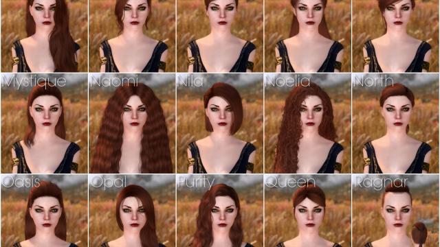 KS Hairdos SSE для Skyrim SE-AE
