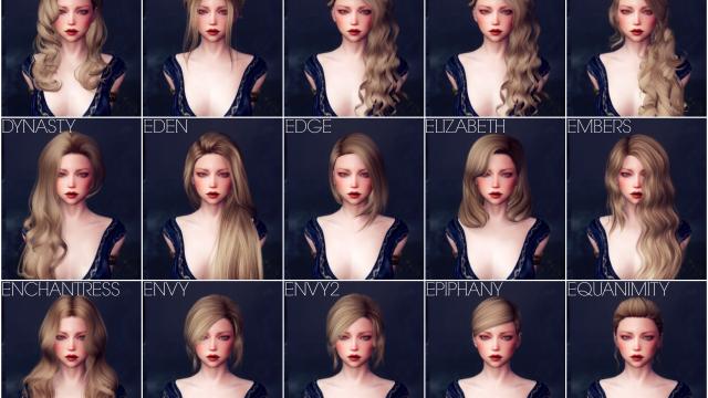 KS Hairdos SSE для Skyrim SE-AE