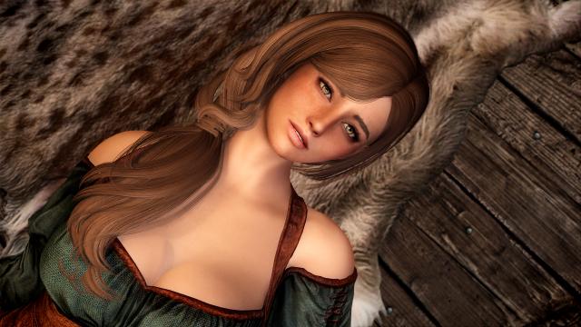 Реплейсер Сваны SE / GLAM Svana для Skyrim SE-AE