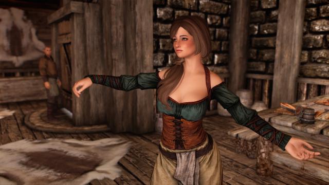 Реплейсер Сваны SE / GLAM Svana для Skyrim SE-AE