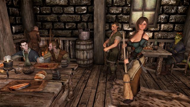 Реплейсер Сваны SE / GLAM Svana для Skyrim SE-AE