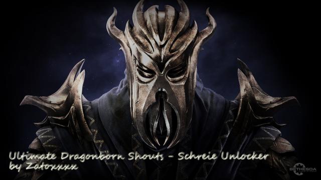 Миттєве відкриття криків без перезаряджання / Ultimate Dragonborn Shouts Unlocker для Skyrim SE-AE