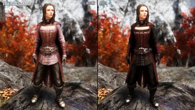 Vampire Armors and Weapons Retexture SE for Skyrim SE-AE