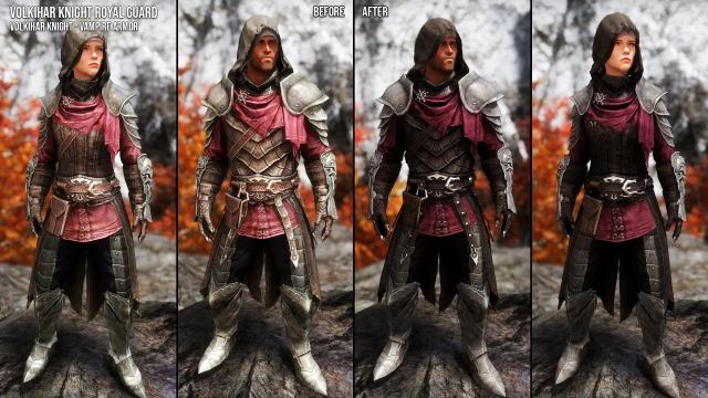 Vampire Armors and Weapons Retexture SE for Skyrim SE-AE