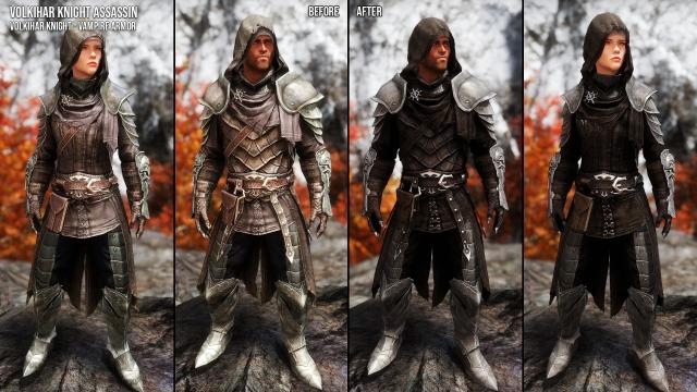 Vampire Armors and Weapons Retexture SE for Skyrim SE-AE