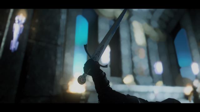 Реплейсер срібних мечів / Silver Swords Replacer для Skyrim SE-AE