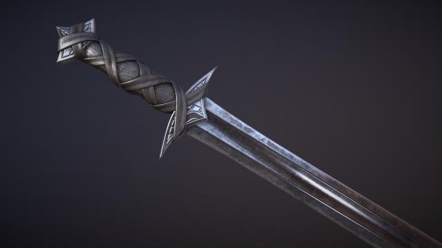 Sarta - Leather Wrapped Sword - Сарта для Skyrim SE-AE