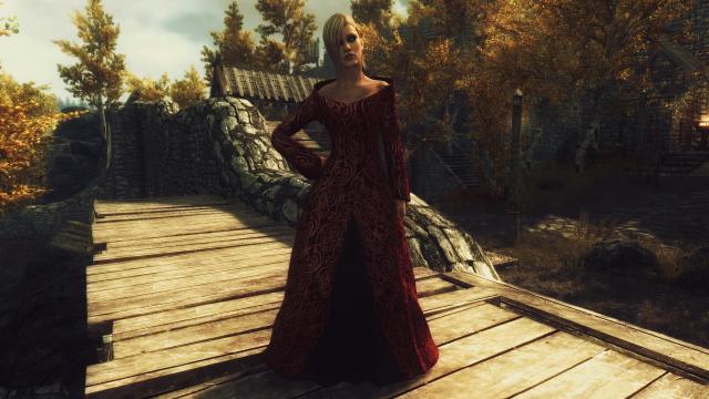 Розкішна сукня / Noble Dress для Skyrim SE-AE