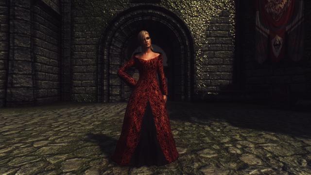 Розкішна сукня / Noble Dress для Skyrim SE-AE