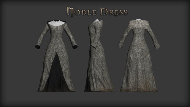 Розкішна сукня / Noble Dress для Skyrim SE-AE