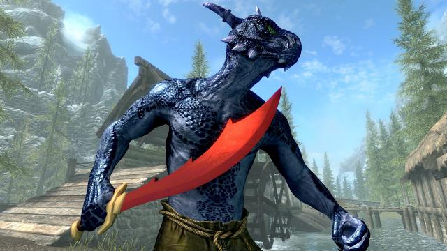 Dragon Scimitar for Skyrim SE-AE