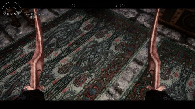 4к кинджал драконячого жерця / 4K Dragon Priest Knife для Skyrim SE-AE