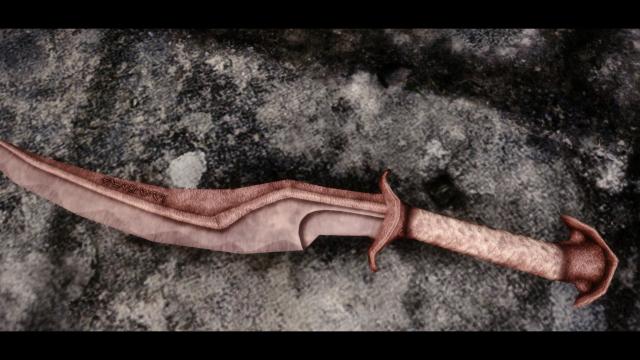 4к кинджал драконячого жерця / 4K Dragon Priest Knife для Skyrim SE-AE