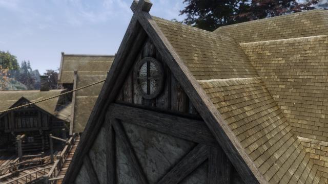 TB's HD Riften Roofs для Skyrim SE-AE