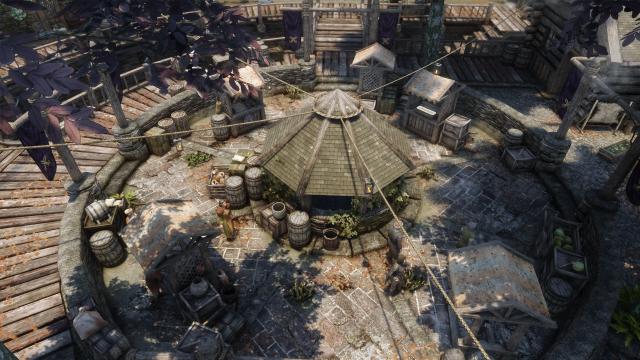 TB's HD Riften Roofs для Skyrim SE-AE