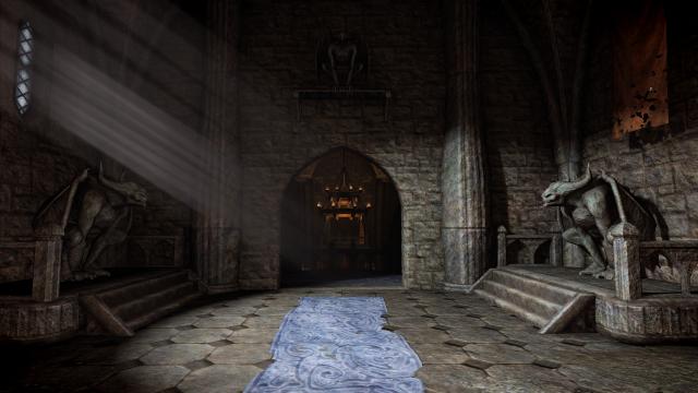 HD Замок Волкіхар / Skyrim Remastered - Castle Volkihar and Clutter для Skyrim SE-AE