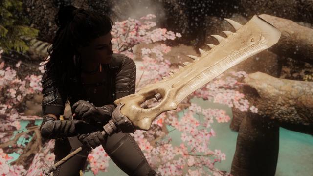 Jawblade Greatsword for Skyrim SE-AE