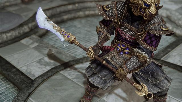 Lunar Guard Arsenal - Battleaxe for Skyrim SE-AE
